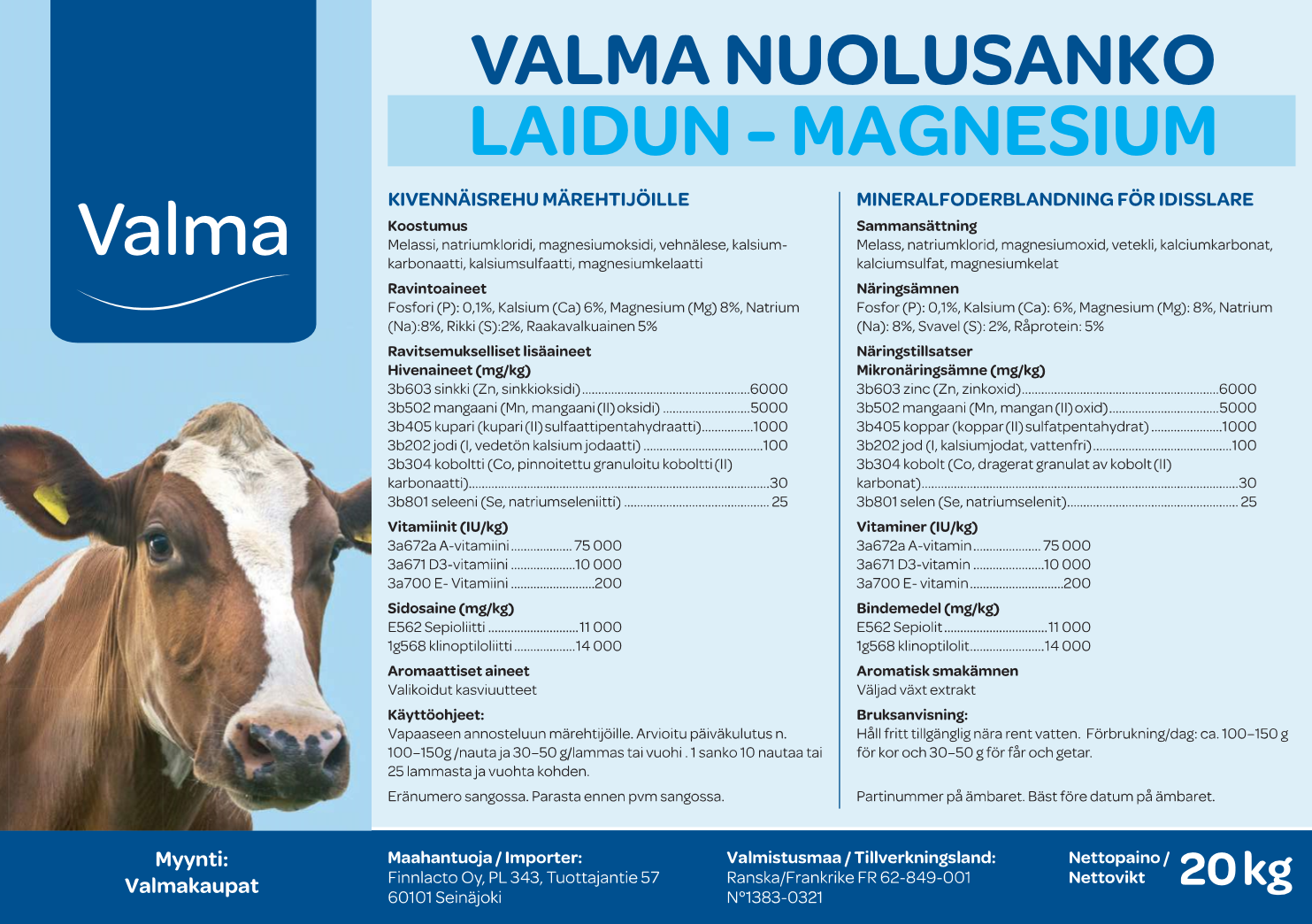 Valma Laidun-Magnesium